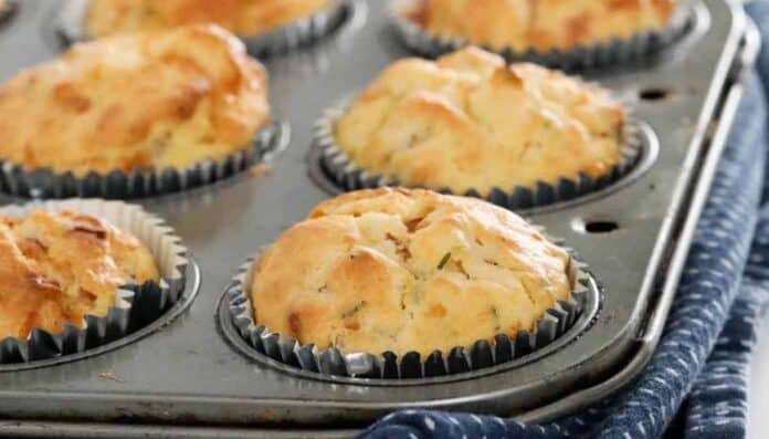 Muffins au Jambon Maïs et Fromage
