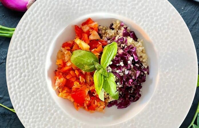 Salade thaï de quinoa au Thermomix