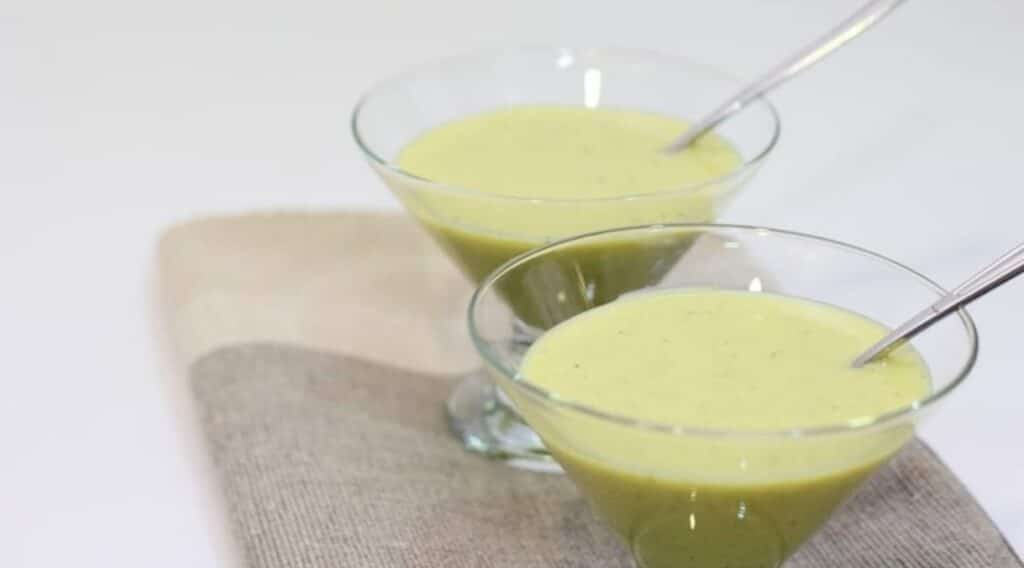 Vichyssoise aux courgettes au Thermomix