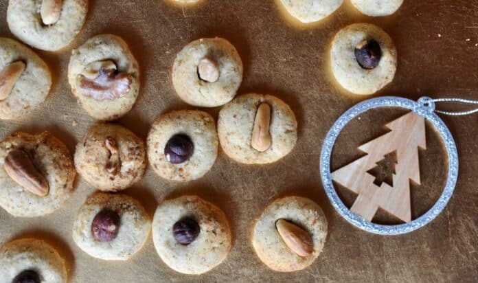 Biscuits à la texture polvorón de Noël au Thermomix