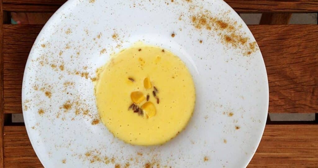 Crème de maïs et anchois au Thermomix