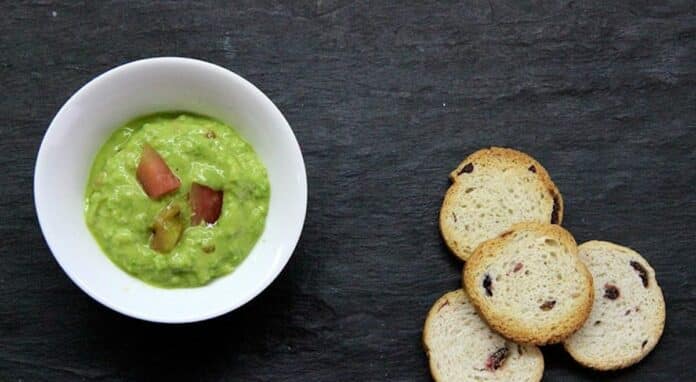 Guacamole aux pois au Thermomix