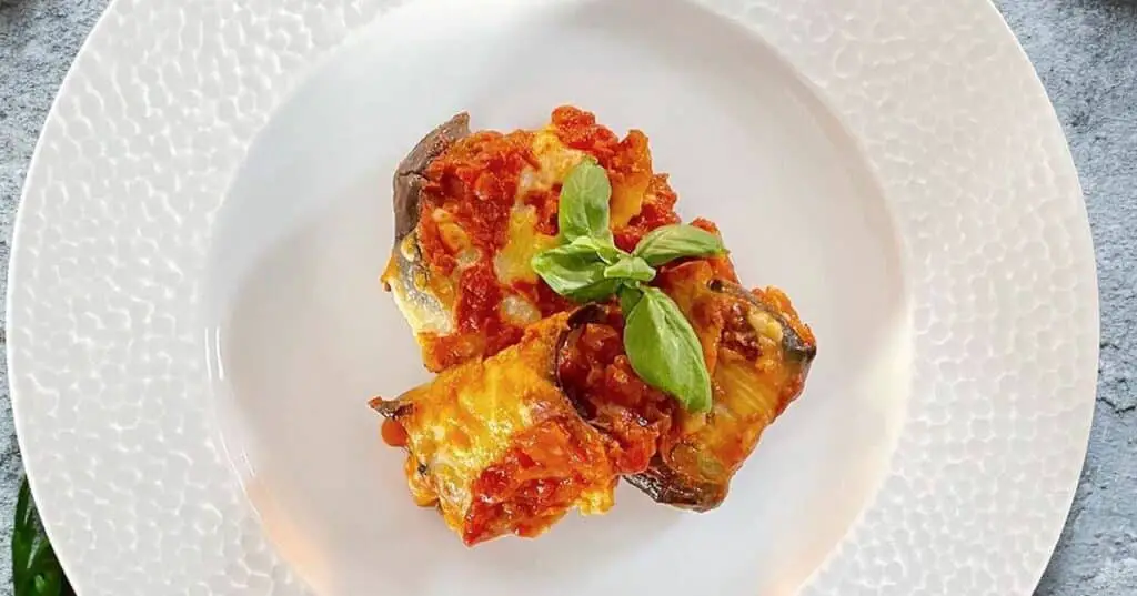 Roulés d’aubergines au jambon au Thermomix