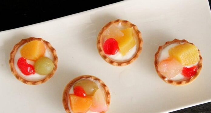 Tartelettes au yaourt sucré et aux fruits au Thermomix