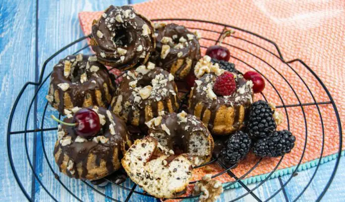 Bundt cake au chocolat et aux noix au Thermomix