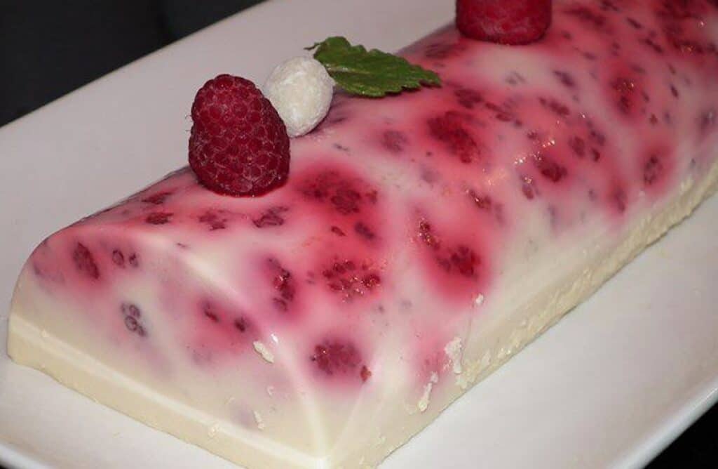 Entremet de vanille et framboise au Thermomix