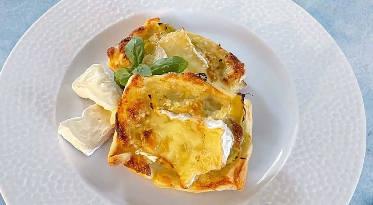 Feuilleté de poireau au camembert au Thermomix