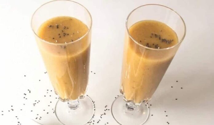 Smoothie à la banane au chia et au gingembre au Thermomix