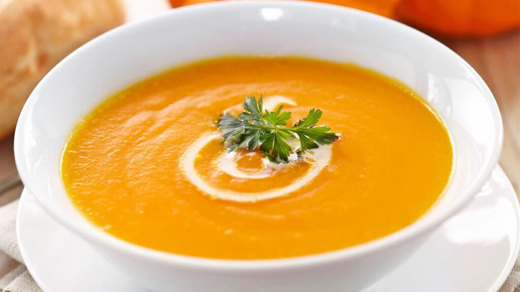 Velouté de potiron au Chorizo au Thermomix