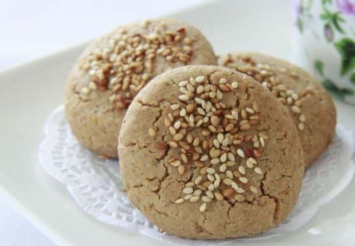 Biscuits au tahini à l'orange au Thermomix