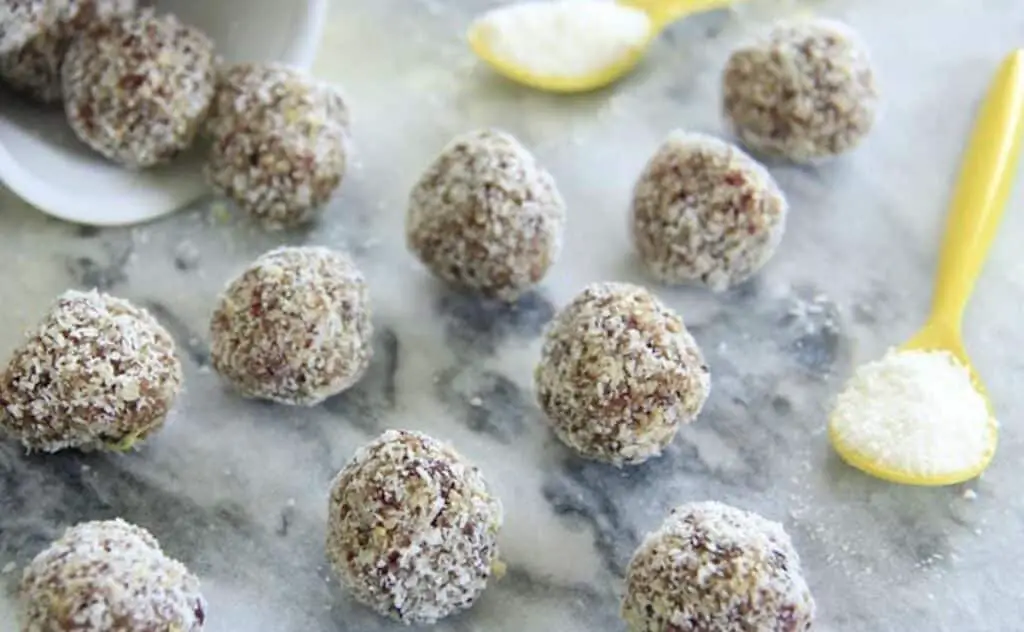 Boules aux myrtilles et au citron au Thermomix