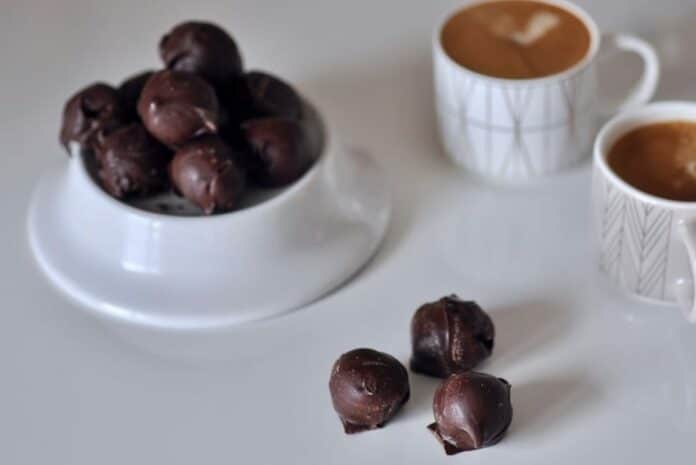 Cerises au sirop au Chocolats au Thermomix