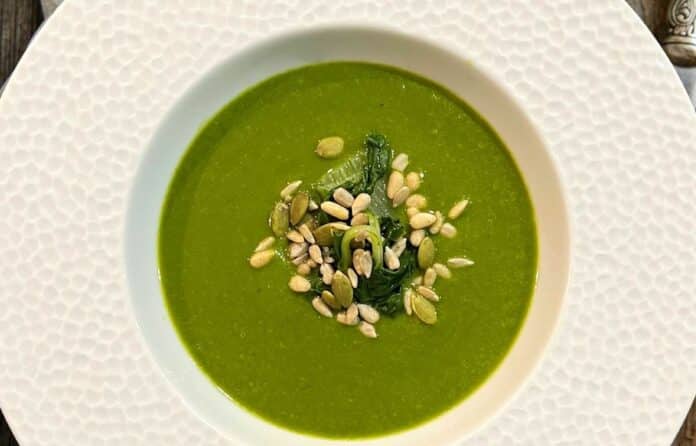 Soupe de blettes au gingembre au Thermomix