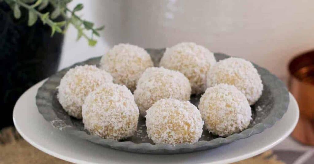Boules à la noix de coco et au citron au Thermomix