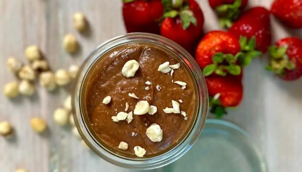 Tartinade au chocolat pois chiches et noisettes au Thermomix