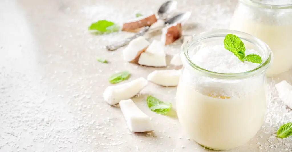 Crème dessert à la noix de coco