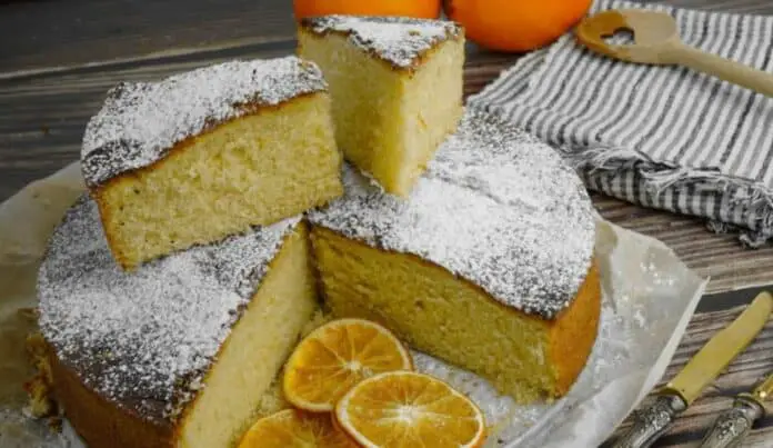 Gâteau à l'orange et à la farine de riz au Thermomix