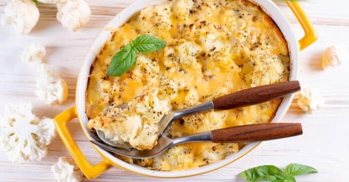 Gratin de chou-fleur au parmesan