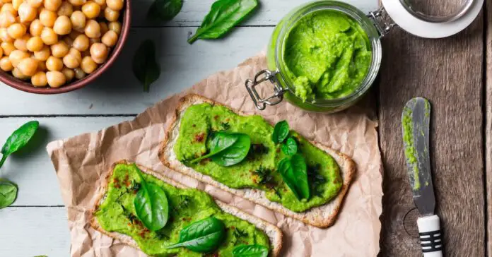 Houmous léger aux épinards : Un apéritif qui plaira à tous les gourmets !