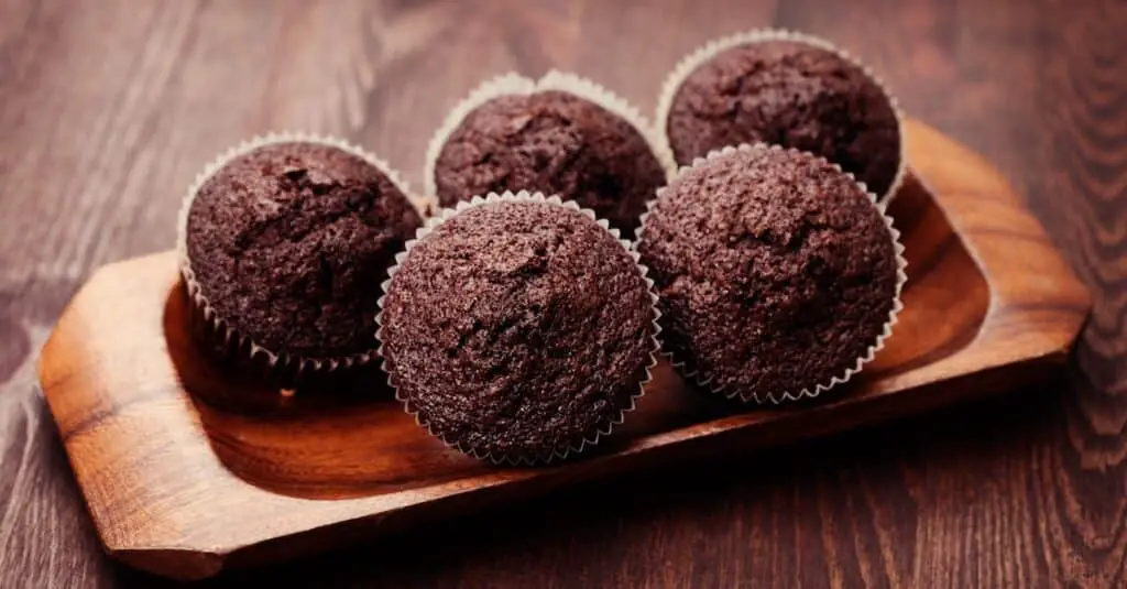 Muffins au chocolat et crème de spéculoos