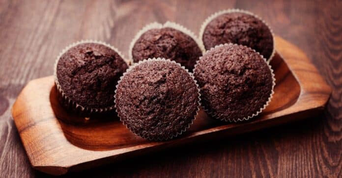 Muffins au chocolat et crème de spéculoos