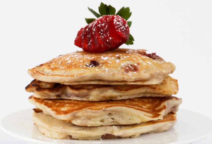 Pancakes aux Fraises au Thermomix