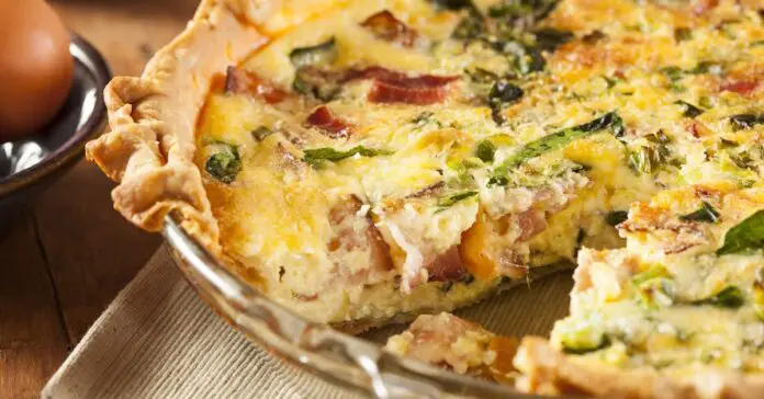 Quiche lorraine aux épinards : Onctueuse et Savoureuse !