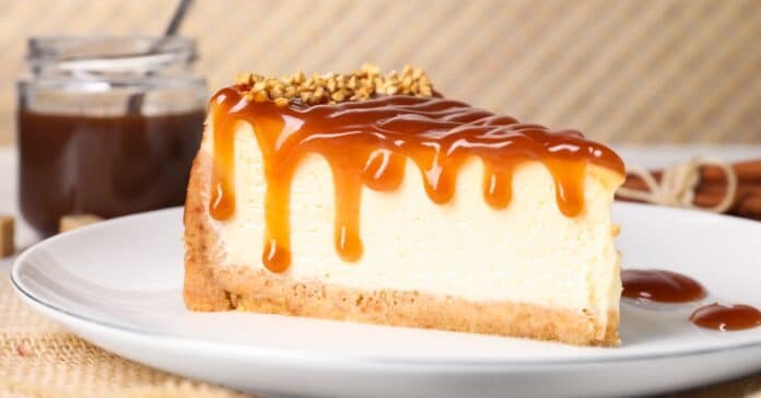 Cheesecake à la sauce caramel : Un régal pour les papilles