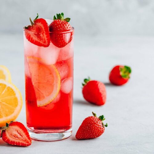 La recette facile de la citronnade aux fraises au Thermomix