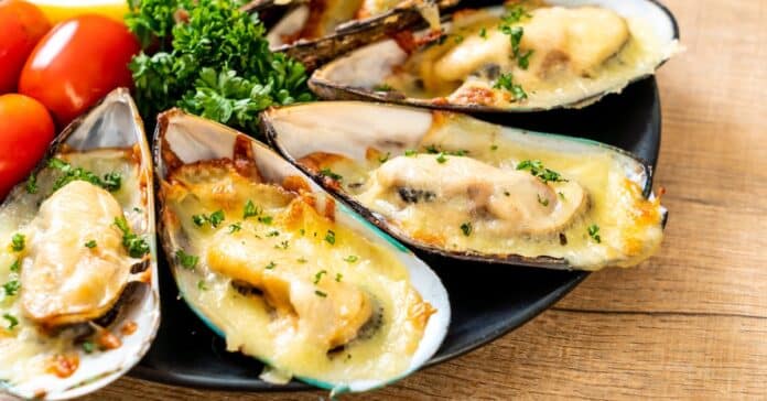 Moules gratinées au fromage : Une explosion de saveurs dans chaque coquille