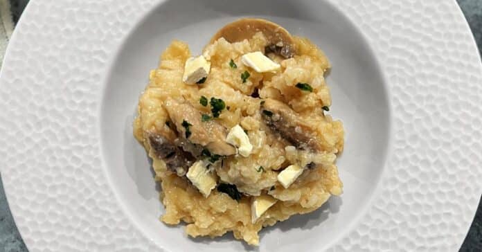 Risotto crémeux au camembert au Thermomix : Une explosion de saveurs fondantes