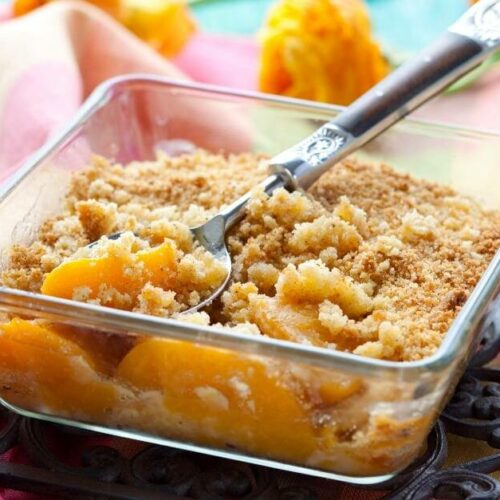 Crumble aux Pêches au Thermomix : Un Équilibre Parfait entre Douceur et Croquant