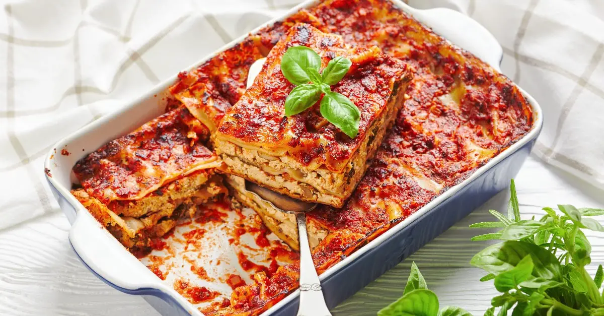 Lasagne Végétalienne au Tofu et Champignons au Thermomix