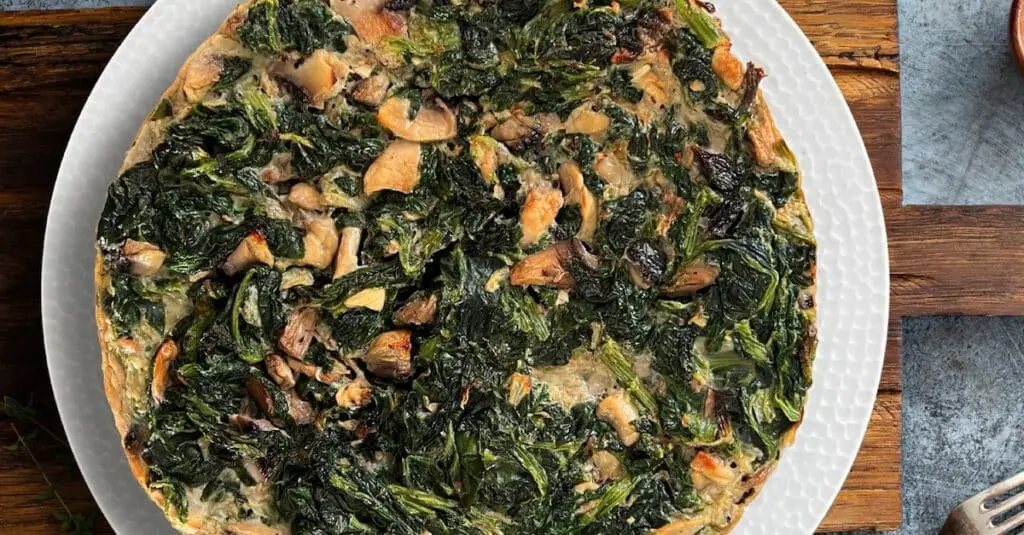 Quiche sans pâte aux épinards et aux champignons au Thermomix : Une Gourmandise Légère