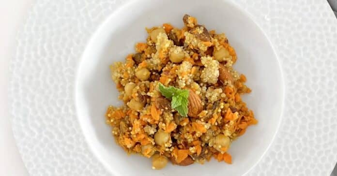 Salade de carottes pois chiches et curry au Thermomix : Une Harmonie de Goûts