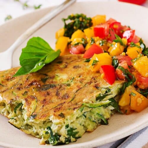 Frittata aux Courgettes Fromage et Basilic au Thermomix : Recette Facile et Gourmande