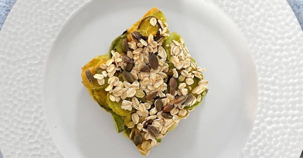 Gratin de courgettes à l’ail et graines de courge au Thermomix : Recette Gourmande et Saine