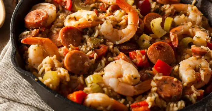 Jambalaya aux Saucisses et aux Crevettes au Thermomix : Un Festin Cajun