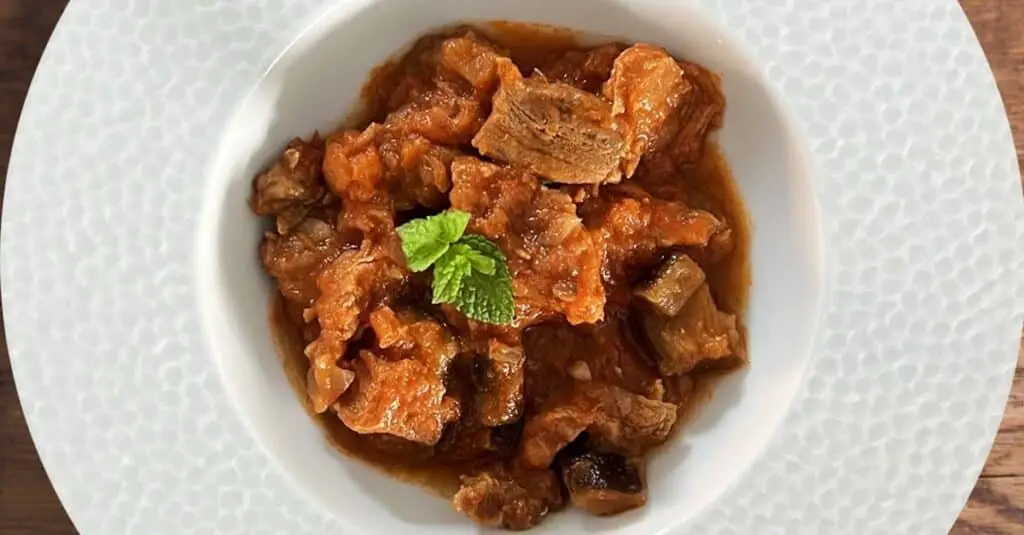 Mijoté d'agneau aubergine et cumin au Thermomix : Un voyage gourmand en Méditerranée