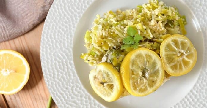 Papillote de poulet au citron boulgour au poireau au Thermomix : Un Régal pour les Gourmets