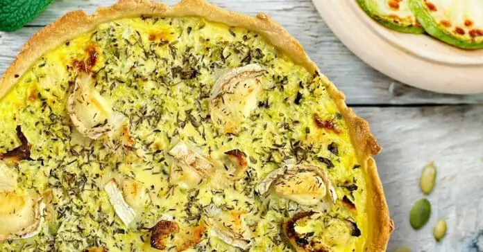 Quiche courgettes chèvre et poulet au Thermomix : Une Explosion de Saveurs