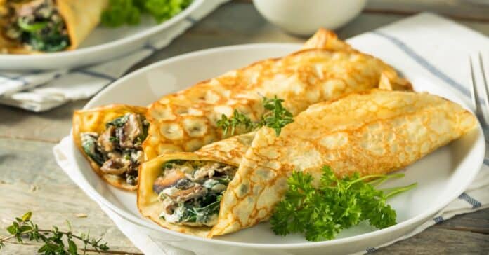 Crêpes aux Champignons Épinards et Fromage au Thermomix : Un Festin Créatif