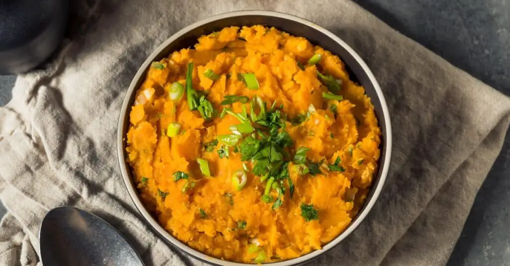 Purée de Patates Douces avec Oignon Vert au Thermomix : Crémeuse Saine et Délicieuse