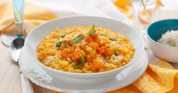 Risotto Citrouille à la Sauge au Thermomix : Un Plat Crémeux qui Envoûte les Papilles