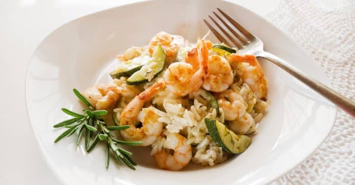 Risotto aux Crevettes et Courgettes au Thermomix : Un Festin Délicieux