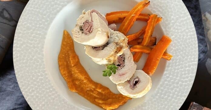 Rouleaux de poulets avec frites de carottes au Thermomix : Une Gourmandise Saine