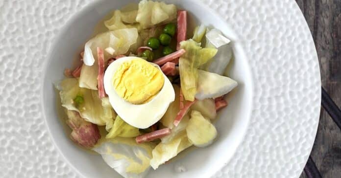 Salade de chou-rave et oeufs au Thermomix : Plat Léger et Délicieux