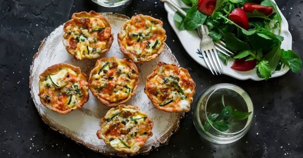 Mini Quiches Saumon Courgettes au Thermomix : Un Apéritif Gourmand