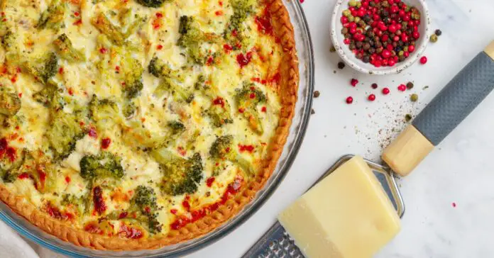 Quiche Savoureuse au Poulet Brocoli et Fromage au Thermomix : Un Plat Complet et Réconfortant