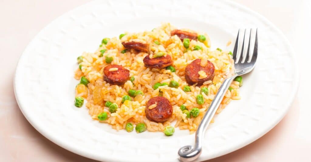 Risotto Chorizo et Petits Pois au Thermomix : Un Festival de Saveurs en Chaque Bouchée